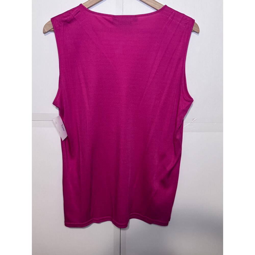 NWT Women's Fushia Marina Rinaldi / Miss Jackson's Tulsa Size L - Picture 3 of 6